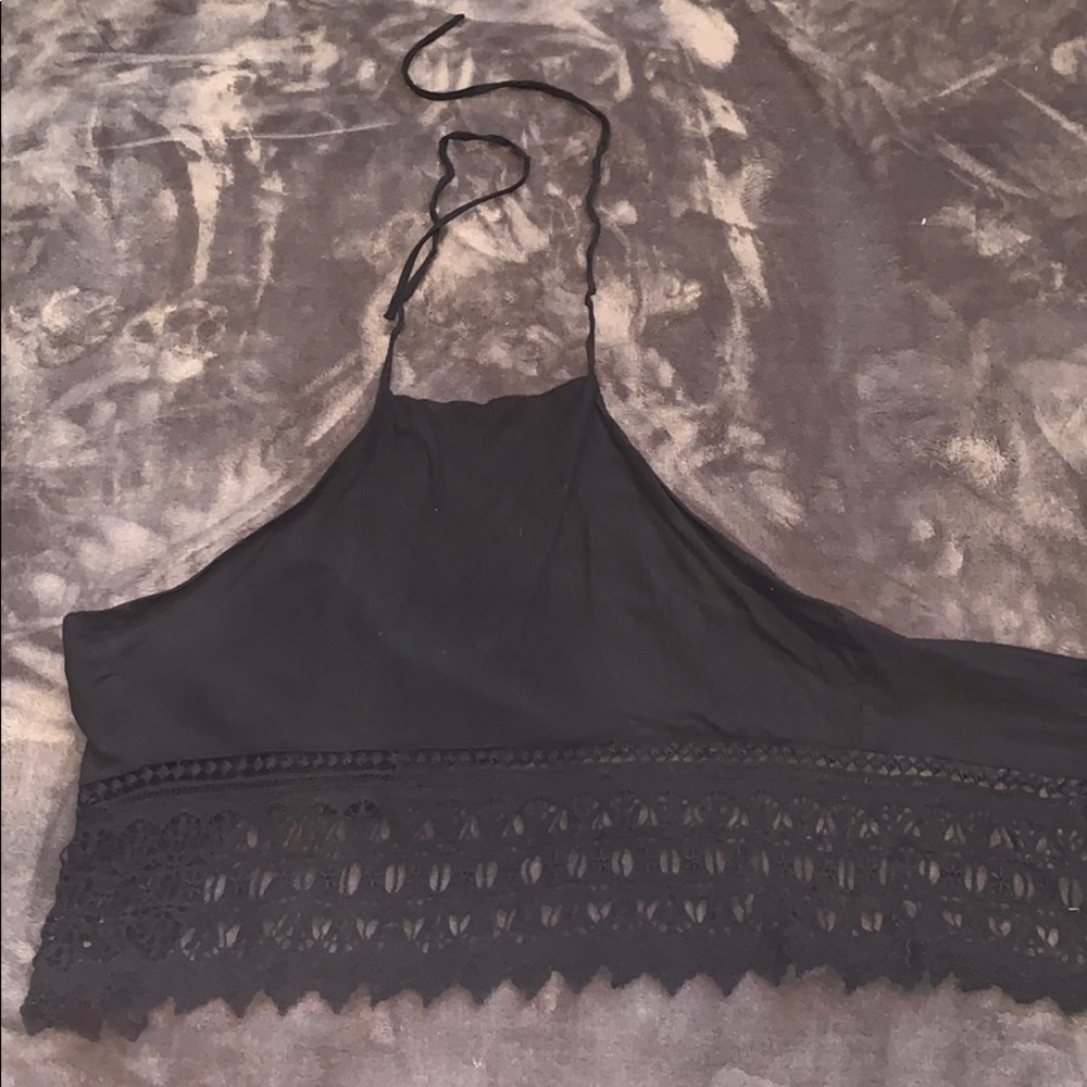 Tie around crop top